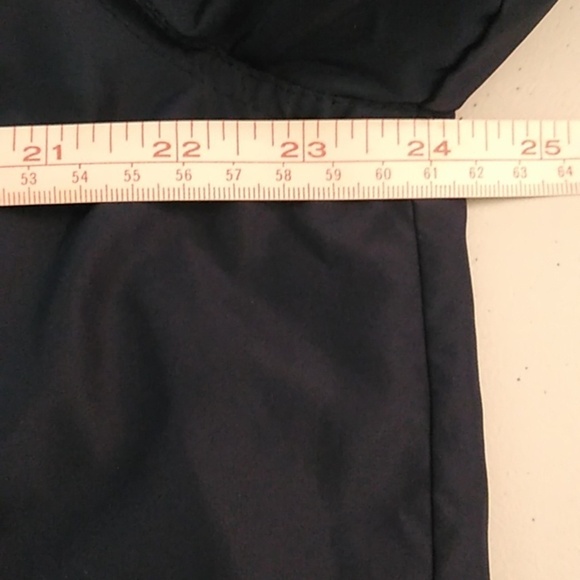 ALLISON LANE NAVY, LINED, HOODED, WINDBREAKER JACKET. - Picture 4 of 6